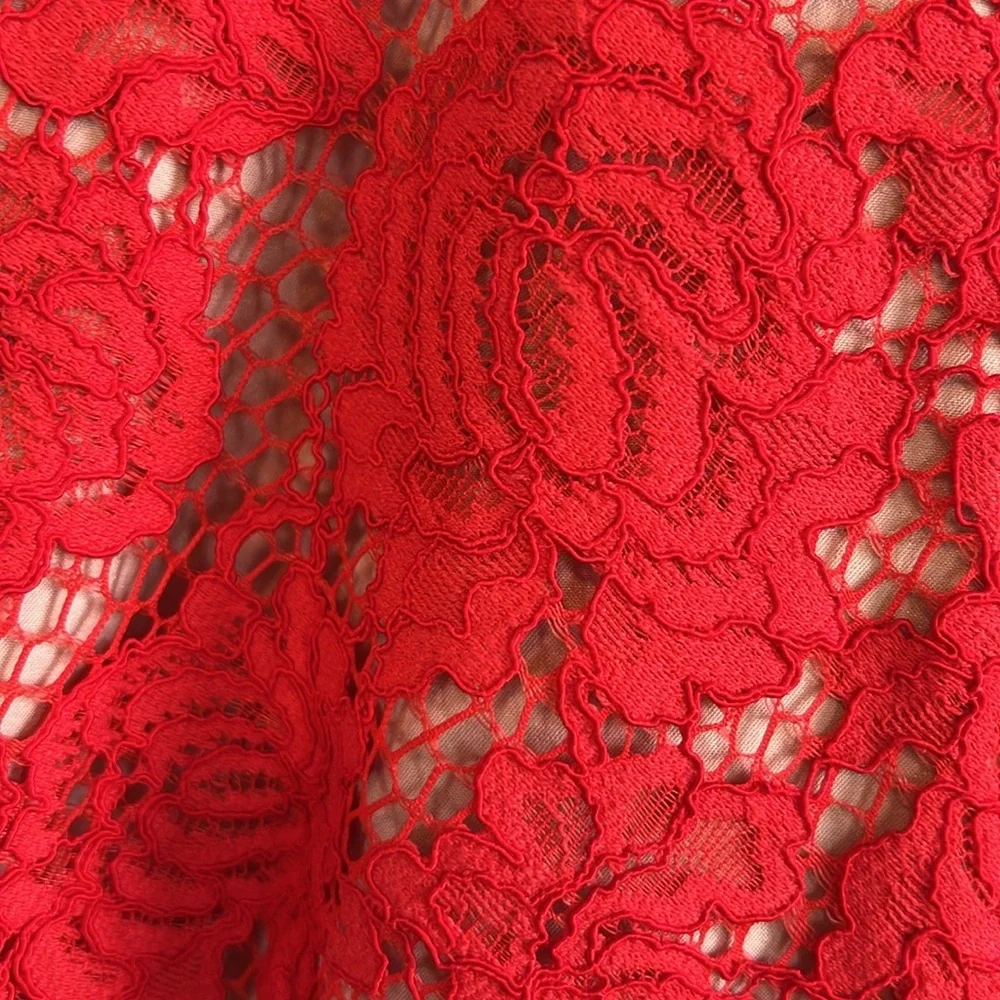 Theia‎ Scarlet Long Sleeve Lace Dress - Picture 5 of 13